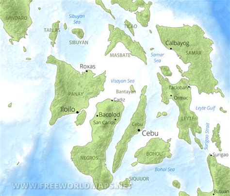 cities in visayas